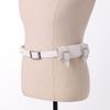 BLESSUME Medieval Two-Buckle Sword Frog Holster with Belt Rapier Scabbard Holder Belt 1pc (White) view 4