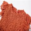 Csbks Toddler Girls Cute Pompoms Lace Floral Elegant Retro Swing Party Dress Reddish Brown 90(1T) view 4