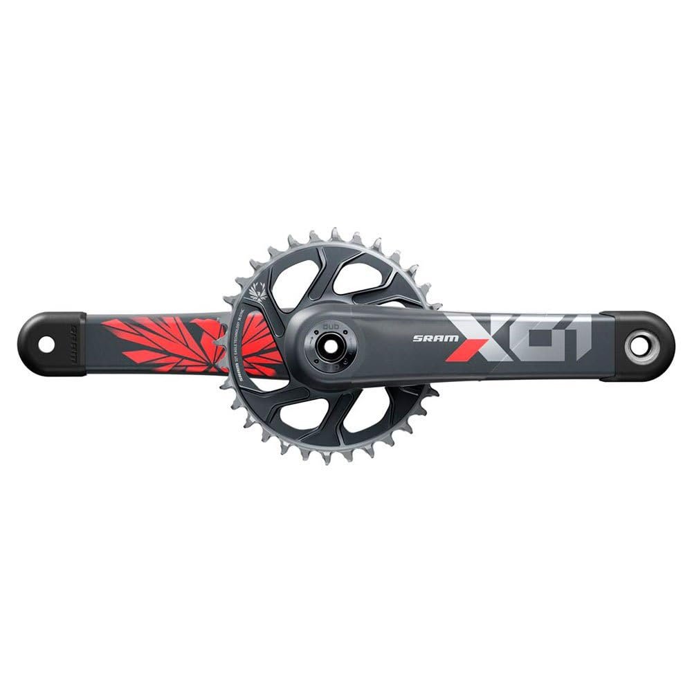 SRAM X01 Eagle Dub Crankset - Superboost 157 Lunar Oxy, 175mm, 32t