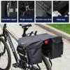BAIGIO Bike Double Pannier Bags Waterproof Bicycle Rear Seat Panniers Pack with Reflective Stripe view 2