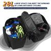 BAIGIO Bike Double Pannier Bags Waterproof Bicycle Rear Seat Panniers Pack with Reflective Stripe view 4