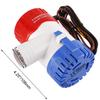 DasMarine 1100GPH 12V 3.2 AMP 5.0 AMP Fuse 29mm ID Hose Electric Marine Submersible Bilge Sump Water Pump for Boat Yacht view 2