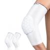 HiRui Elbow Pads, Basketball Baseball Elbow Brace Elbow Support Arm Compression Sleeve Collision Avoidance Elbow Pad for Volleyball Cycling Football Work Out, Women&Men(1Pair) (White, XL) view 1