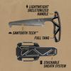 Gerber EXO-MOD Hunting Pack Saw, Compact Bone Saw, Includes Sheath, Black view 2