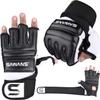 SAWANS Punch Bag Boxing Gloves Karate Mitts MMA Body Combat Taekwondo Training Martial Art Fighting Grappling Muay Thai (Black, X-Large) view 1