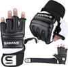 SAWANS Punch Bag Boxing Gloves Karate Mitts MMA Body Combat Taekwondo Training Martial Art Fighting Grappling Muay Thai (M, Black) view 1