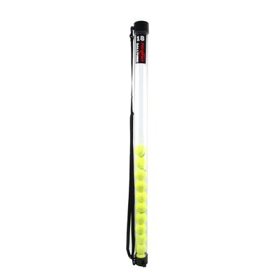 Pro Impact Tennis Ball Hopper with Shoulder Strap - Lightweight & Durable Ball Picker - Holds 18 Balls - Perfect for Tennis Players, Coaches, and Trainers