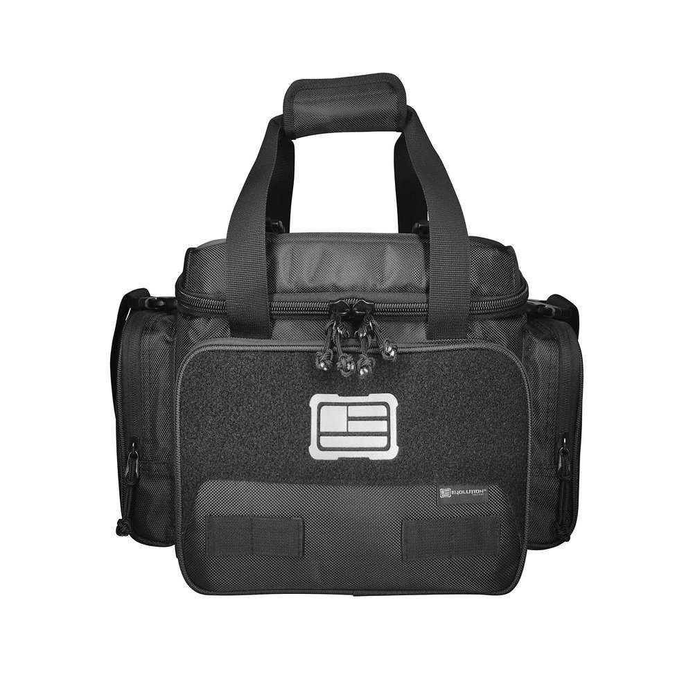 Evolution Outdoor Tactical Range Bag - 17" in., 1680D Tactical Series, Tactical Gear, Shooting Range Bag, Range Duffel Bag, Black Firearm Storage and Transport Bag (51287-EV)