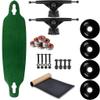 Moose Longboard Complete 9" x 36" Drop Through Green view 1