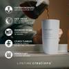 Lifetime Creations Engraved Personalized Runner Definition Stainless Steel Tumbler with Lid 20 oz, Funny Runner Gift, Gift for Marathoner (White) Coffee Travel Mug view 3