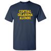 UGP Campus Apparel AS05 - Central Oklahoma Bronchos Alumni Block T-Shirt - X-Large - Navy view 1