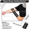 SERIOUS STEEL FITNESS Powerlifting Elbow Wraps (Pair) - 120 CM (47 inches) view 2