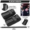 SERIOUS STEEL FITNESS Powerlifting Elbow Wraps (Pair) - 120 CM (47 inches) view 4
