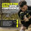 Storelli Silencer Menace Goalkeeper Gloves, Soccer Goalie Gloves for Youths & Adults, Roll-Negative, Hybrid Gloves with Removable Finger Spines, Black & Yellow, Size 6 view 4