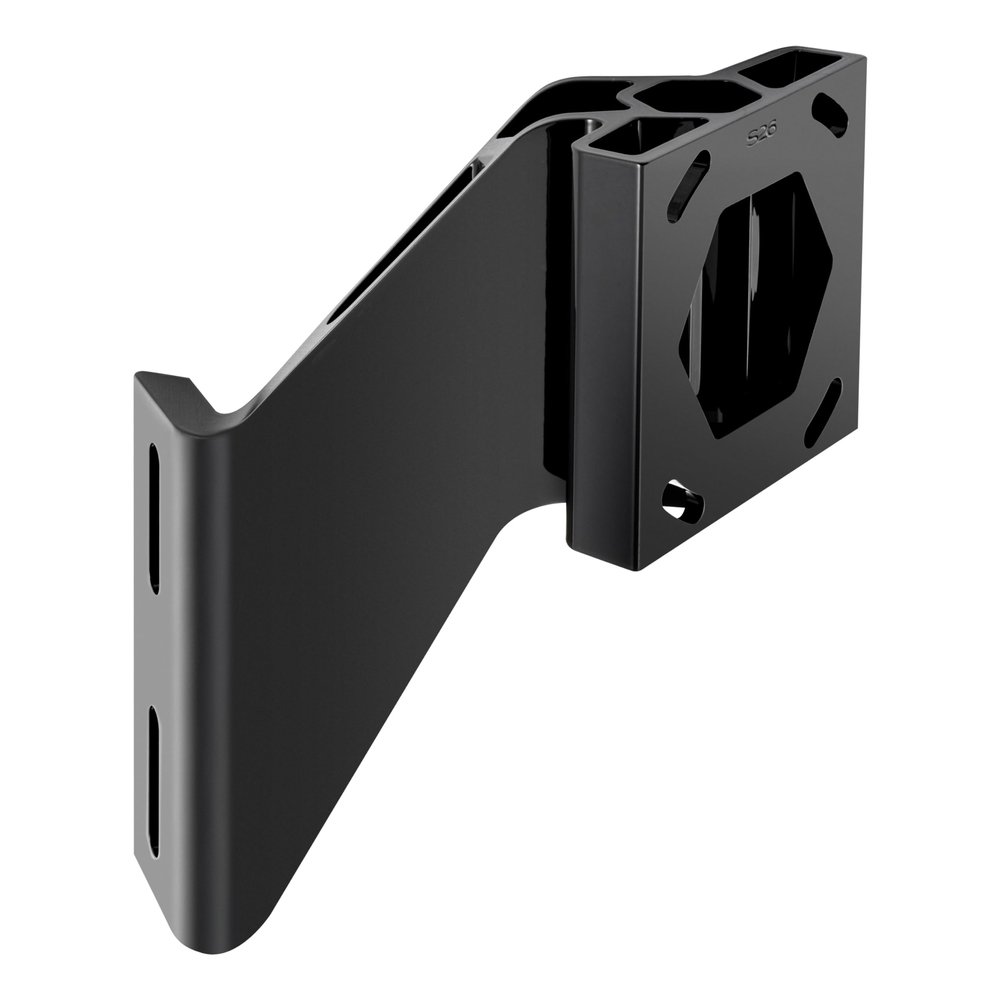 Minn Kota Jack Plate Adapter Bracket for Raptor  Starboard, 2" Setback, 6" Rise, Black