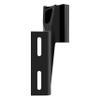 Minn Kota Jack Plate Adapter Bracket for Raptor  Starboard, 2" Setback, 6" Rise, Black view 2