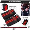 SERIOUS STEEL FITNESS Strongman Elbow Wraps (Pair) - 160 CM (63 inches) view 4