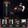 PROLAST Luxury Extra Large Heavy Punching Kicking Bag for Adults, Boxing, MMA, Martial Arts, Muay Thai, Strength Training Equipment, Filled, 4ft, 135 lbs, Blue and Black with Gold Trim view 3