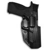 OWB Concealment IDPA - Outside The Waistband Holster - fits S&W M&P9 5'' (Carbon Fiber, Right) view 3