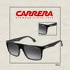 Carrera CA5039/S 0807/9O 58MM Black/Dark Grey Gradient Plastic Rectangular Sunglasses For Men For Women +BUNDLE with ACCESSORY EYEWEAR KIT view 3