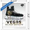 Trends International NHL Vegas Golden Knights - Drip Skate 20 Wall Poster, 14.725" x 22.375", White Framed Version view 3
