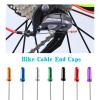 100PCS Bike Brake Cable End Cap Crimps, Cable End Tips for Road Mountain Bicycle, Colorful view 4