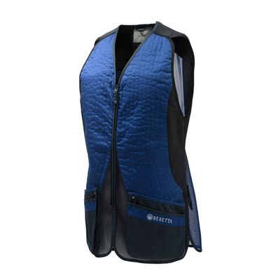 Beretta Men's Silver Pigeon Evo Range Hunting Ambidextrous Vest, Total Eclipse Blue/Royal, Medium,18