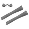 Vonxyz Rubber Kits Replacement for Oakley Radar Edge Sunglass - Grey view 2