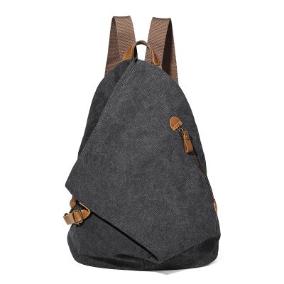 KL928 Canvas Vintage Backpack  Large Casual Daypack Outdoor Travel Rucksack Hiking Backpacks for Men Women