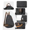 KL928 Canvas Vintage Backpack  Large Casual Daypack Outdoor Travel Rucksack Hiking Backpacks for Men Women view 3
