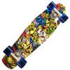 fashionbeautybuy Complete Cruiser Skateboard 27 Inch Cool Street Dance Pattern Wide Deck Board with High Rebound PU Wheels for Beginners Adult view 3