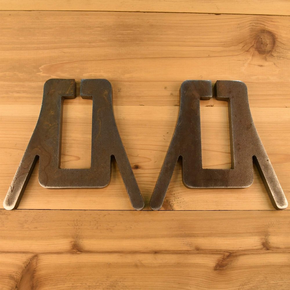 2x4 Wood Target Stand Holders - Made from 1/2" AR500 Steel Y