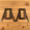 2x4 Wood Target Stand Holders - Made from 1/2" AR500 Steel Y view 1