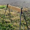 2x4 Wood Target Stand Holders - Made from 1/2" AR500 Steel Y view 2