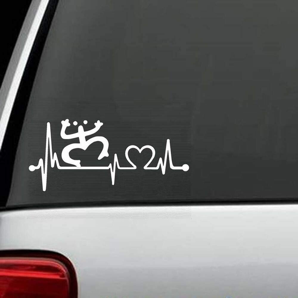 Tamengi K1130 Coqui Frog Heartbeat Decal Sticker Hawaii Puerto Rico Florida Art