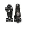 Adult Roller Skates High Top Indoor Outdoor Quad Skates Black 12 M US Women view 2