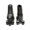 Adult Roller Skates High Top Indoor Outdoor Quad Skates Black 12 M US Women view 4