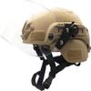 Unknown Adult Unisex Airsoft Helmet, MICH 2000 Tactical Helmet with NVG Bracket and Vandal-Proof Visor Mask for Outdoor Airsoft Paintball CS Games view 1