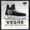 Trends International NHL Vegas Golden Knights - Drip Skate 20 Wall Poster, 14.725" x 22.375", Black Framed Version view 1
