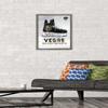 Trends International NHL Vegas Golden Knights - Drip Skate 20 Wall Poster, 14.725" x 22.375", Barnwood Framed Version view 2