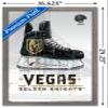 Trends International NHL Vegas Golden Knights - Drip Skate 20 Wall Poster, 14.725" x 22.375", Barnwood Framed Version view 3