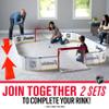 Franklin Sports Mini Hockey Rink Set - Half Rink Knee Hockey Goal, Mini Sticks, and Ball Set - Indoor Mini Hockey Rink - Official NHL Licensed view 4