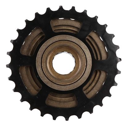 A sixx Bike Cassette, High Precision Thread Fast Riding Speed Bike Cassette 8 Speed, High Strength Metal Sprocket Mountain Bike for Less Noise for MTB Bike