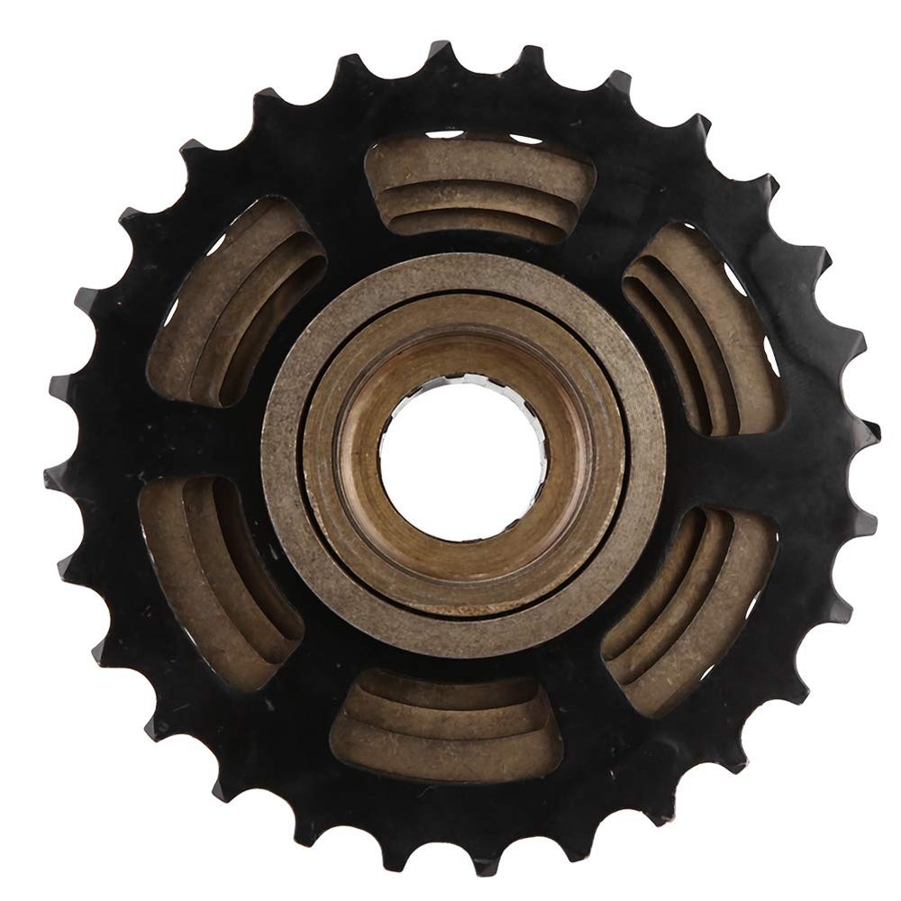A sixx Bike Cassette, High Precision Thread Fast Riding Speed Bike Cassette 8 Speed, High Strength Metal Sprocket Mountain Bike for Less Noise for MTB Bike