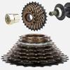 A sixx Bike Cassette, High Precision Thread Fast Riding Speed Bike Cassette 8 Speed, High Strength Metal Sprocket Mountain Bike for Less Noise for MTB Bike view 3