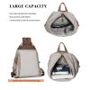 KL928 Canvas Vintage Backpack  Large Casual Daypack Outdoor Travel Rucksack Hiking Backpacks for Men Women view 4
