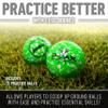 Franklin Sports Lacrosse Balls - Practice Lax Balls - 2 Pack -Massage Balls - All Ages Lacrosse - Green, 63 mm view 3