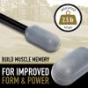 Franklin Sports Golf Swing and Tempo Trainer Improve Swing Mechanics Flexibility Balance Strength and Tempo- Available 40 Length and 48 Length view 3