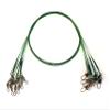 10pcs Fishing Wire Leaders Heavy Duty Nylon-Coated Fishing Line Wire Leaders with Swivels and Snaps 18inch, 45LB view 1