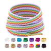 Booyckiy Flat Colorful Fashion Shoelaces, 5/16" Rainbow Stripe Shoe Laces for Sneakers Gem Rainbow 31inch (80cm) view 1